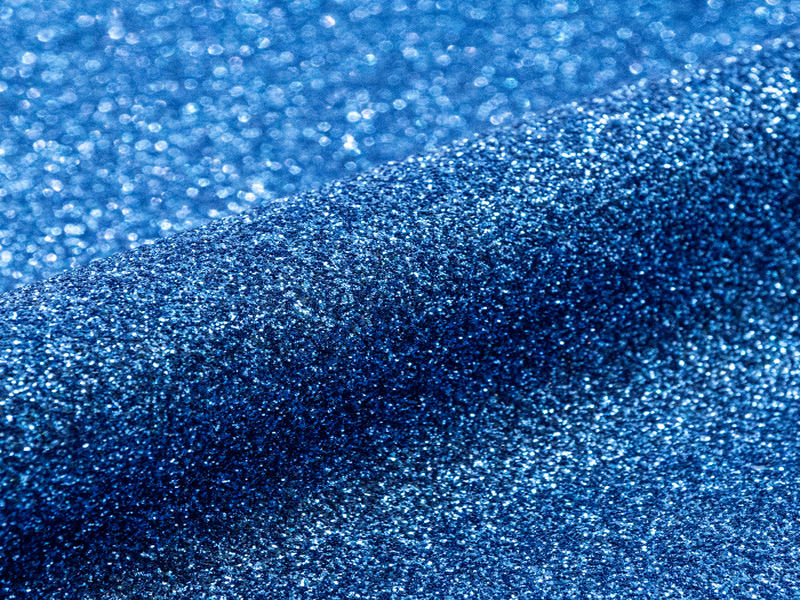 1 m of  GLITTER G0013 BLUE. Thermo transferable vinyl sheet SISER