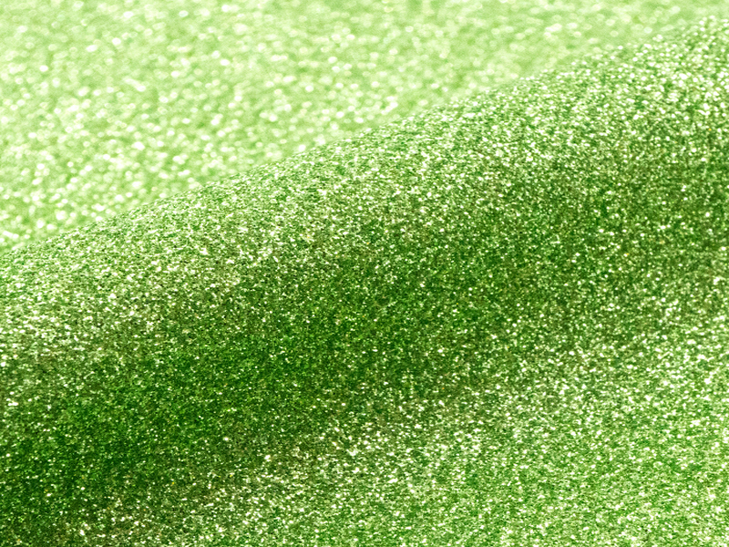 1 m of  GLITTER G0078 LIGHT GREEN. Thermo transferable vinyl sheet SISER