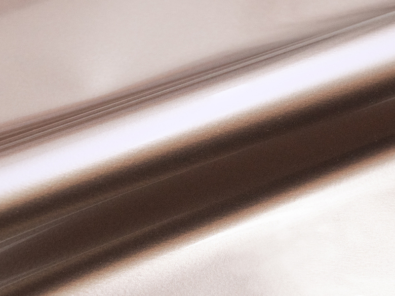 5 m of P.S. ELECTRIC E0108 CHAMPAGNE. Thermo transferable vinyl roll SISER