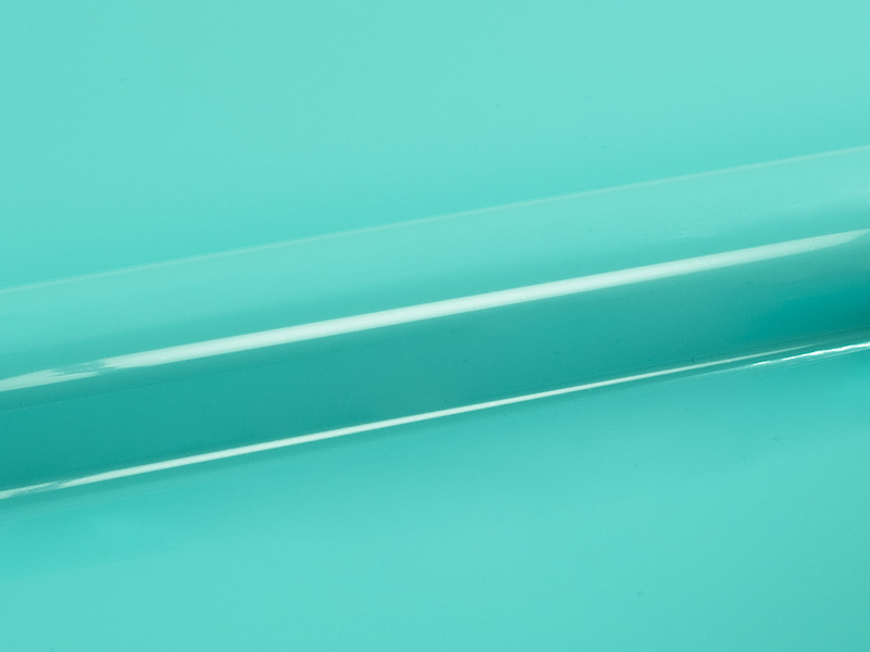 1 mt of P.S. FILM A0070 AQUA GREEN. Thermo transferable vinyl sheet SISER