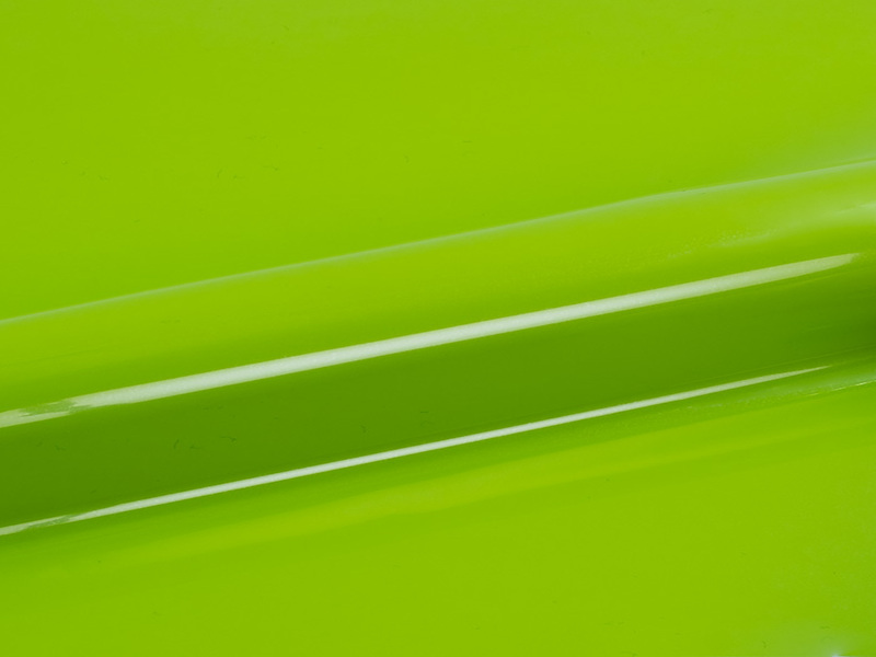 1 mt of P.S. FILM A0030 LIME. Thermo transferable vinyl sheet SISER