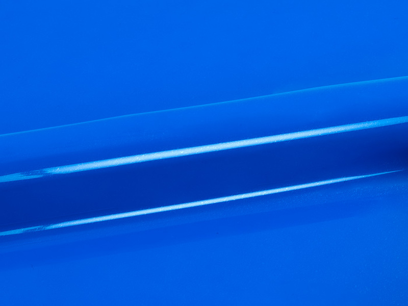 1 mt of P.S. FILM A0027 FLUORESCENTBLUE. Thermo transferable vinyl sheet SISER
