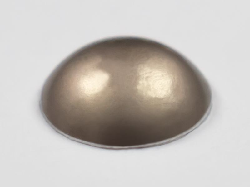 BORCHIE CUPOLA 6 MM MATTE LIGHT BROWN