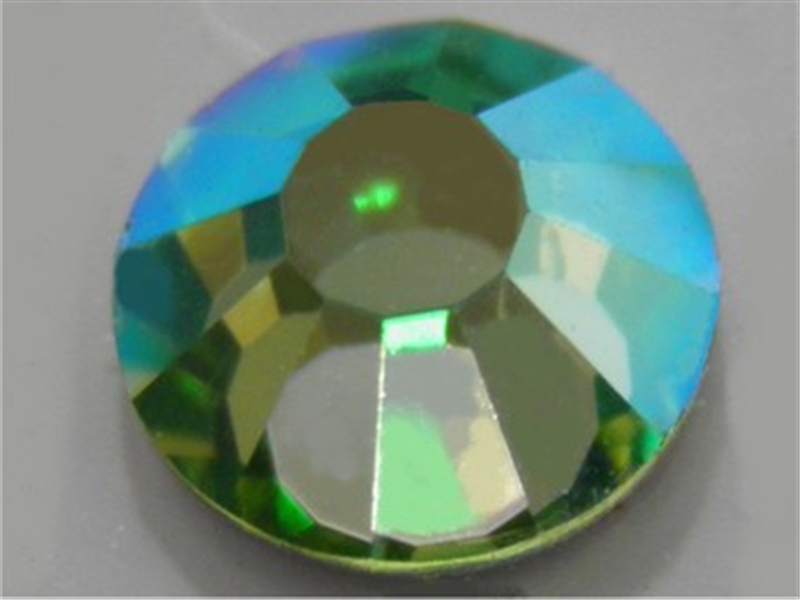 RHINESTONE SQ  SS20 PERIDOT AB