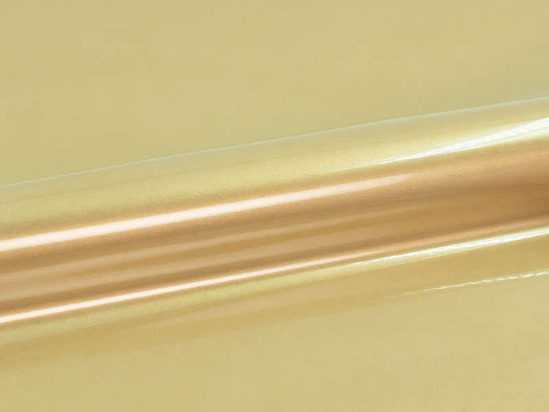 1 mt of P.S. FILM A0094 VEGAS GOLD. Thermo transferable vinyl sheet SISER