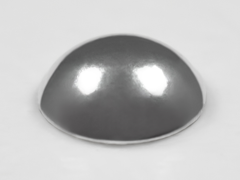BORCHIE CUPOLA 13 MM SILVER