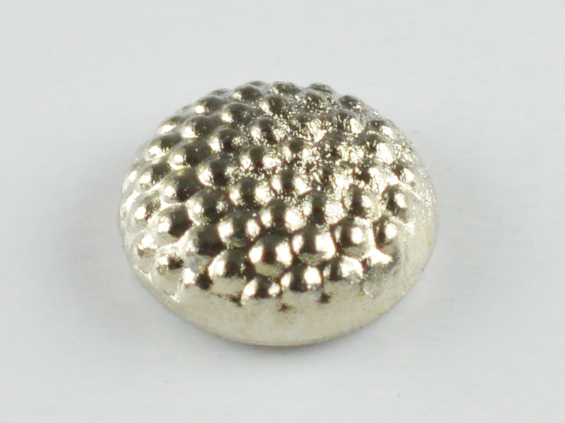 CONVEX STUD "A" EMBO 6 MM SILVER