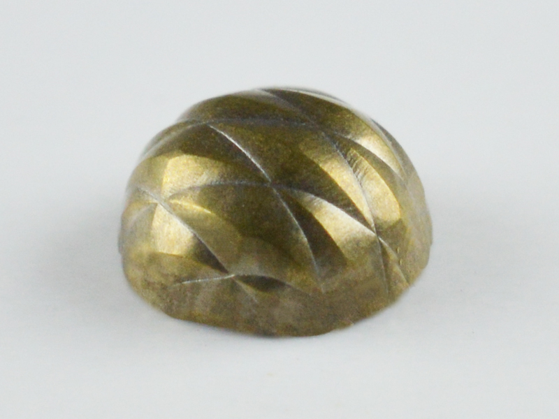 CONVEX STUD "A" DIA-CUT 4 MM ANTIQUE GOLD