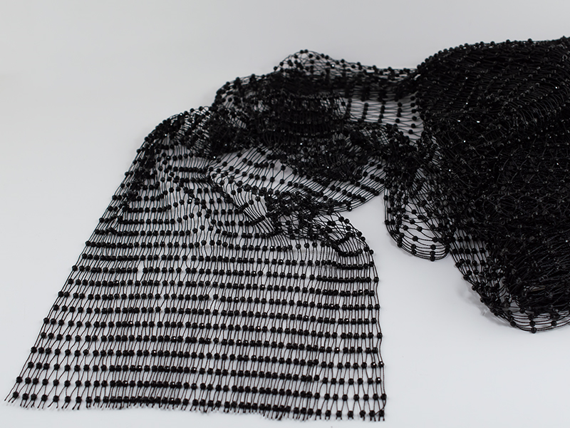 1-STRASS JET MESH BLACK