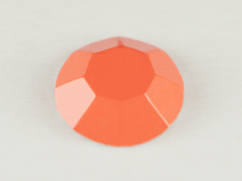 BORCHIE SFACCETTATE MM 4 PASTEL PEACH ORANGE