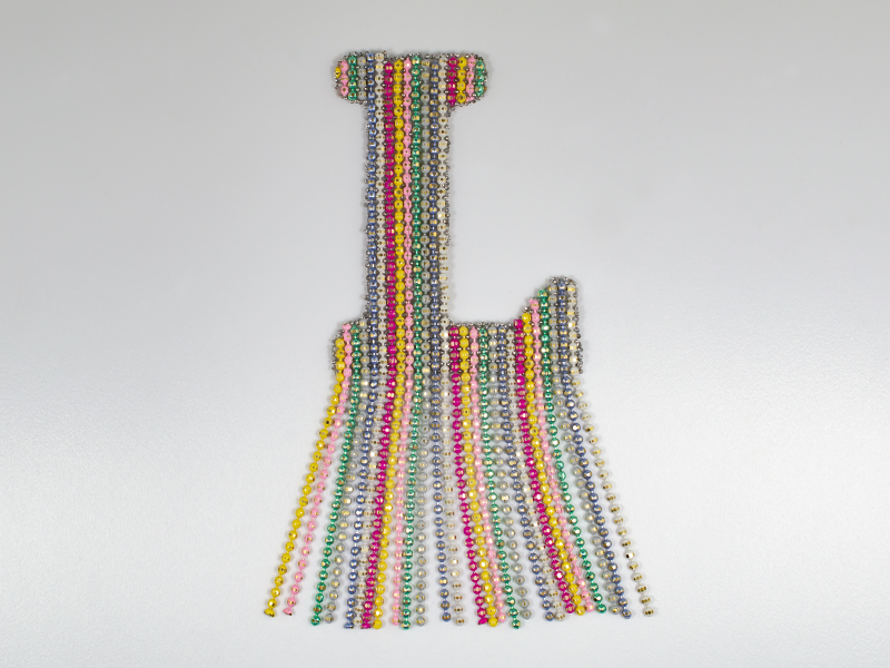 METAL CHAIN SHAPE 12 L MULTICOLOUR