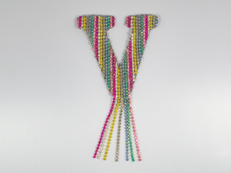 METAL CHAIN SHAPE 22 V MULTICOLOUR