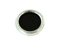 CABOCHON SPECCHIO TONDO 7MM BLACK GHIERA SILVER