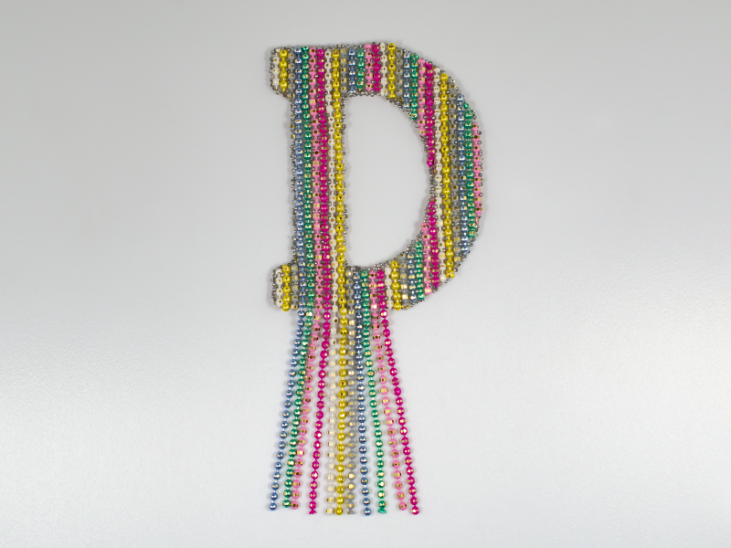METAL CHAIN SHAPE 4 D MULTICOLOUR