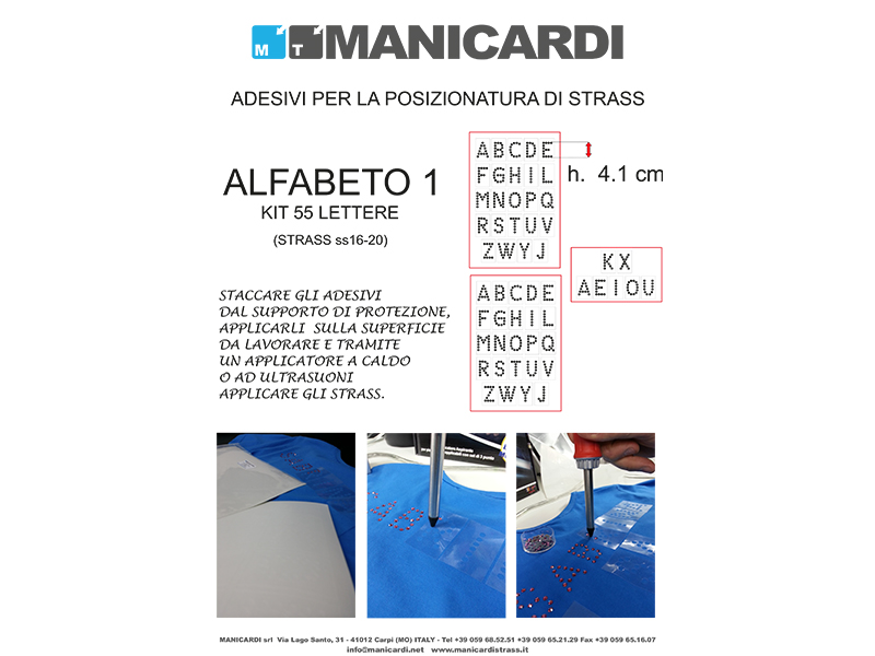 ADHESIVE ALPHABET KIT 1