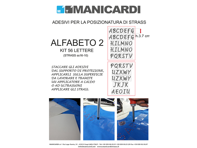 ADHESIVE ALPHABET KIT 2