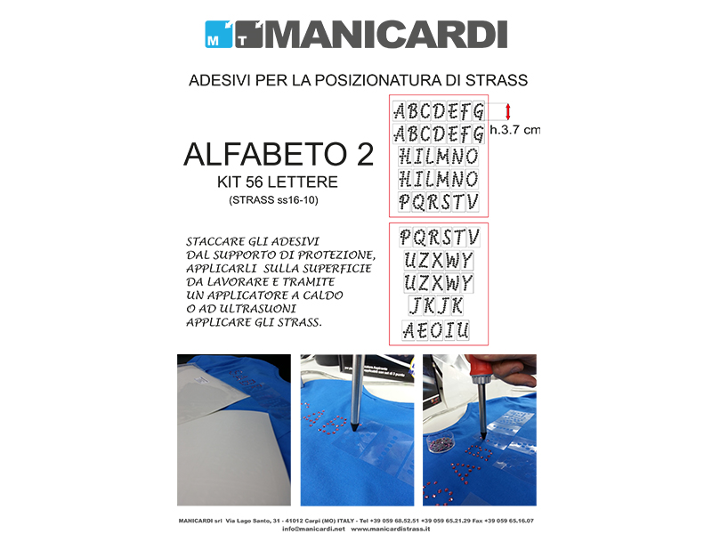 ADHESIVES KIT ALPHABET 2