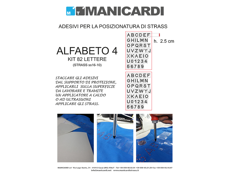 ADHESIVE ALPHABET KIT 4