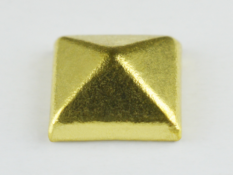 CONVEX STUD "A" PYRAMID 5X5 MM GOLD