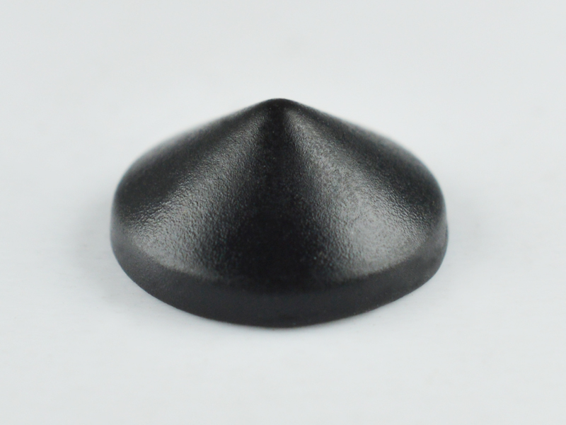 CONVEX STUD "A" CONE 9 MM MATTE BLACK