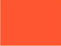 1 mt of POLI-FLEX REFLEX 4778 ORANGE. Thermo transferable vinyl sheet POLI-TAPE