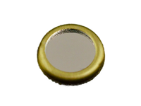 CABOCHON SPECCHIO TONDO 7MM CRYSTAL GHIERA MATTE GOLD