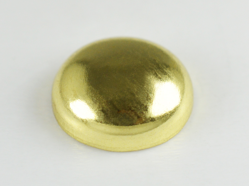 CONVEX STUD "A" ROUND 4 MM GOLD