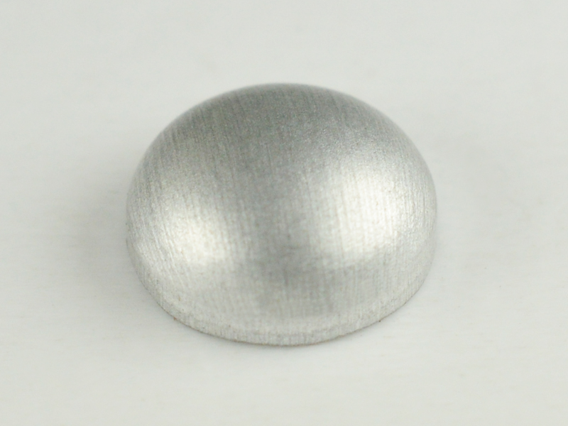 CONVEX STUD "A" ROUND 5 MM MATTE SILVER