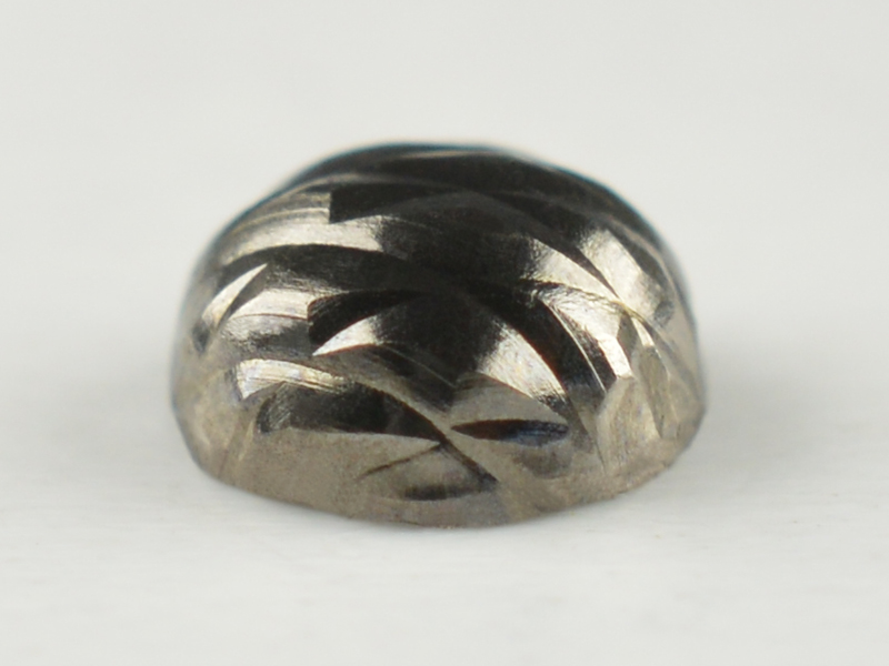 CONVEX STUD "A" DIA-CUT 4 MM HEMATITE