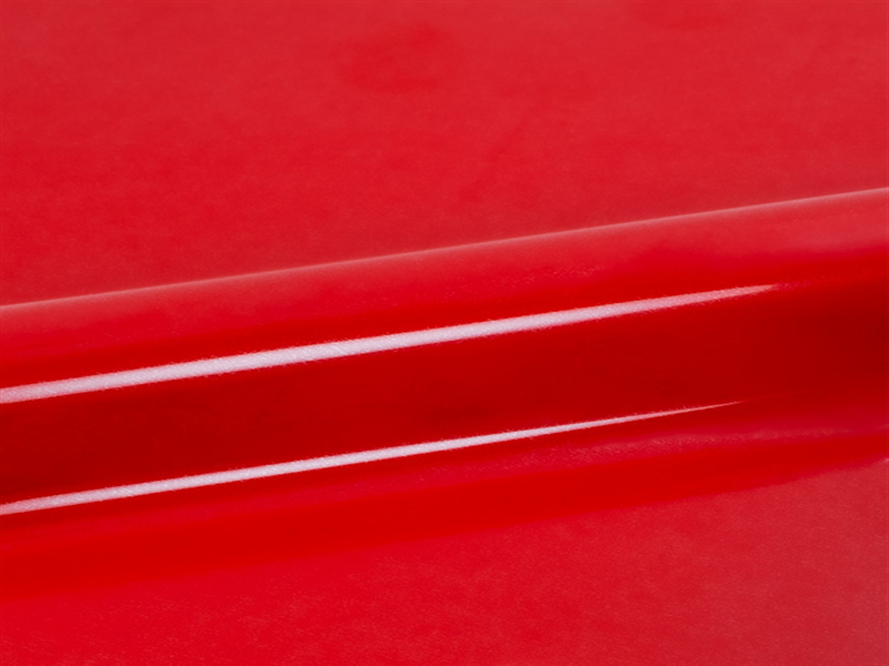 5 m of P.S. EXTRA FILM N0028 BRIGHT RED. Thermo transferable vinyl roll SISER